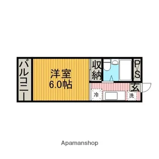 須田ハイツ【103号室】の間取り