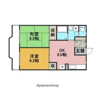 プランドールS【2階】の間取り