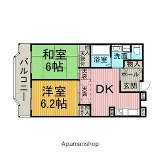 プランドールS【3階】の間取り