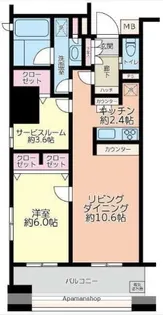 グランノエル町田エスプレイス【7階】の間取り