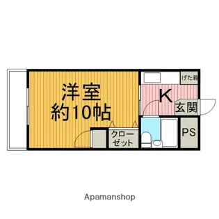 グリーンテラス木下【2階】の間取り