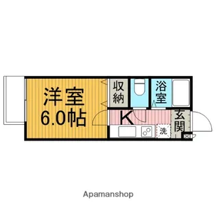 神奈川県相模原市南区旭町【アパート】の間取り
