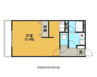 神奈川県相模原市南区東林間3丁目【マンション】の間取り