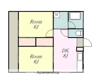 パンションホワイト【1階】の間取り