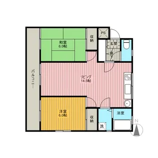 スターレンテル【3階】の間取り