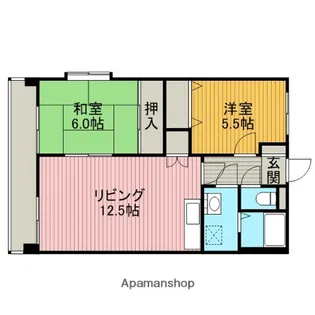 ファミールK【2階】の間取り