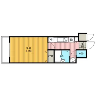 グランヴァンウエストヴィル町田【406号室】の間取り