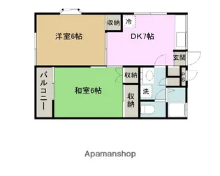 シャルマン成瀬【1階】の間取り
