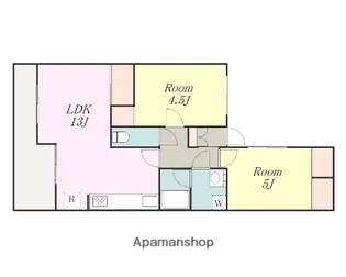 ライオンズマンション相模台【5階】の間取り