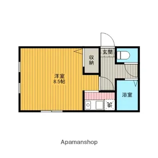 ミッドタウン【101号室】の間取り