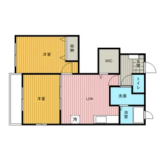 エンジェル・ハート【102号室】の間取り