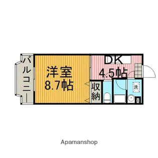 シーグランドゥール【2階】の間取り
