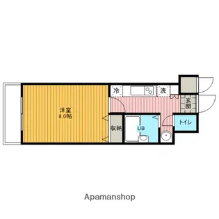 グランヴァンウエストヴィル町田【3階】の間取り