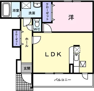 パークヴィラ【1階】の間取り
