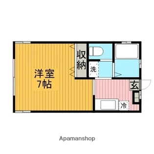 ルーエンハウス【2階】の間取り