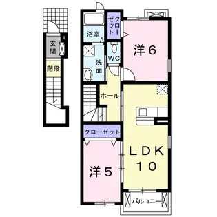 ラマージュ【2階】の間取り
