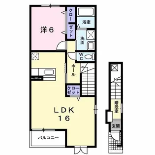 ブローテ【2階】の間取り
