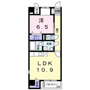 ララシャンス【3階】の間取り