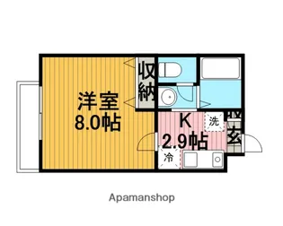 メゾンボヌール【101号室】の間取り