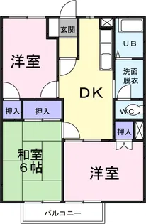 メゾンド OGAWA【1階】の間取り