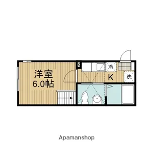 カーサ古淵【1階】の間取り