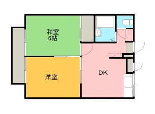 エステートピア遊【2階】の間取り