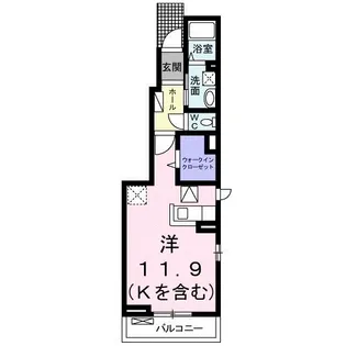 ハピネス【1階】の間取り