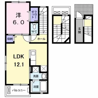 グラン レジデンスⅡ【3階】の間取り