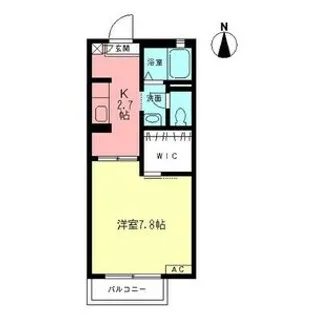 ウイルコート【1階】の間取り