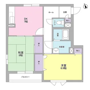 パラシオンM【3階】の間取り
