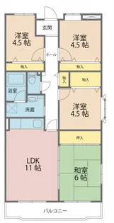 キアリア・ヒルズ【501号室号室】の間取り