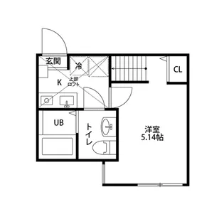 ラ・ポルト桜ヶ丘【2階】の間取り
