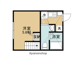 ベルシャンブル町田【1階】の間取り