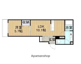 アスティオン町田【1階】の間取り