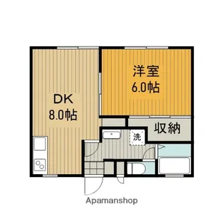 ドミールヒロ【1階】の間取り