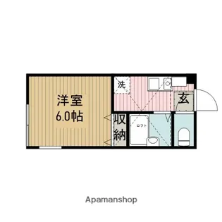 ドルフ相模大野【201号室】の間取り