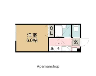 ドルフ相模大野【102号室】の間取り