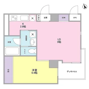 ポ・ライト【6階】の間取り