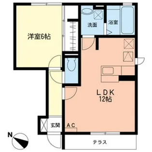 CASA VERDE B【1階】の間取り