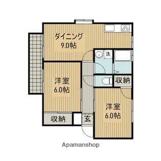 カサヴィレッジG棟【2階】の間取り