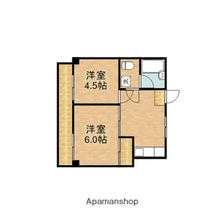 エンゼルコート【202号室】の間取り