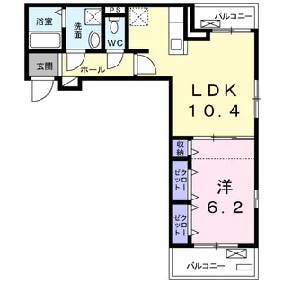 シェフィールド【3階】の間取り