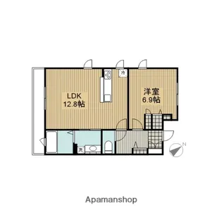 WELSPRING MANSION【203号室】の間取り