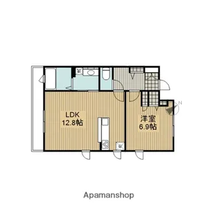 WELSPRING MANSION【101号室】の間取り