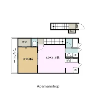 CHARMANT【2階】の間取り
