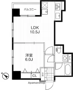 アーバンフラッツ町田【5階】の間取り