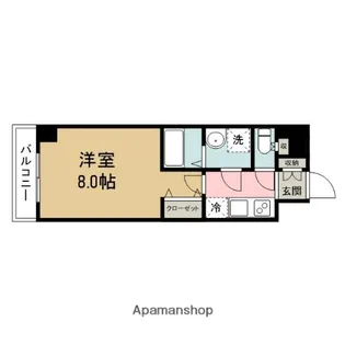 S.COURT町田【3階】の間取り