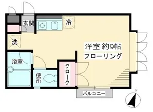 ファインクレストB【2階】の間取り