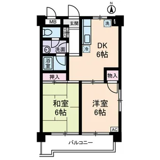 グレース大蔵【2階】の間取り