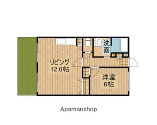 サンホワイトB209【12号室】の間取り